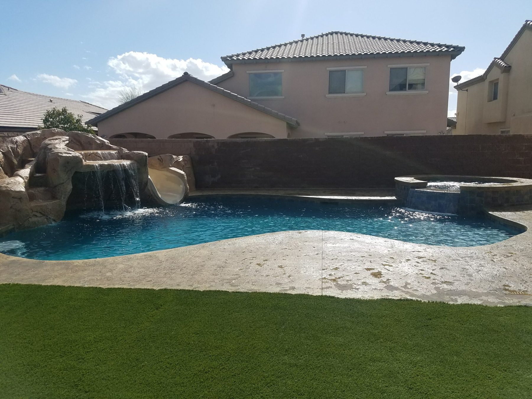 Canyon Falls — custom pool by Clarity Custom Pools